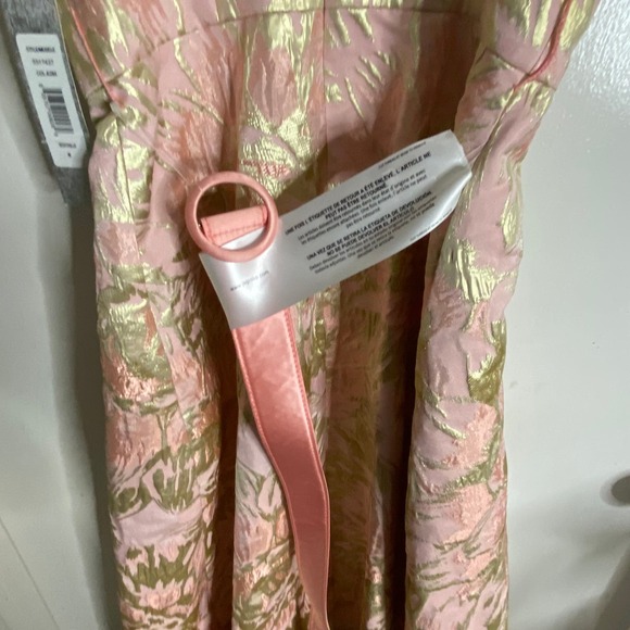 NWT Kay Unger Womens Bella High-Low Gown, Pink 8 - Picture 5 of 10